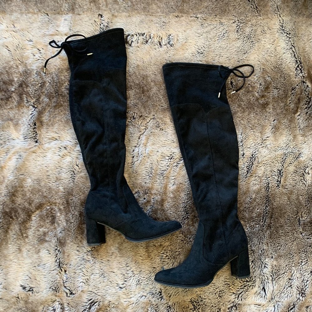 Suede Over The Knee Boots